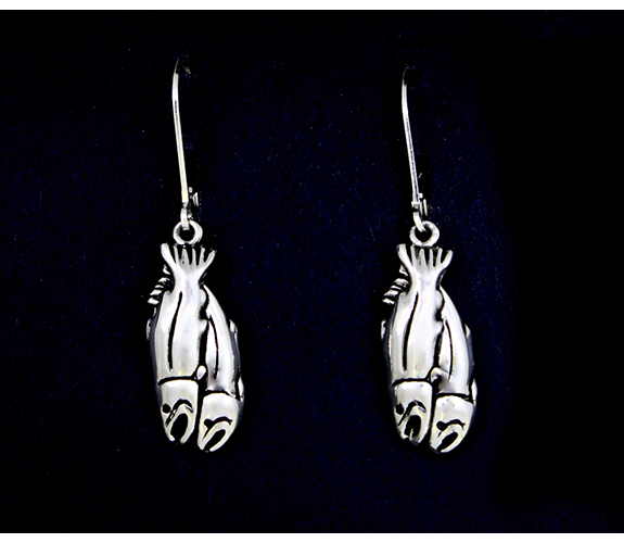 "Coho Crossover" Earrings - Jeff Mckenzie